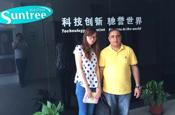 Mr.Malik visited SUNTREE company